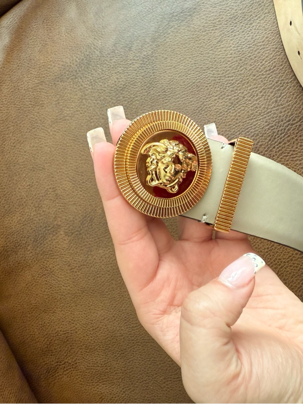 Versace Leather Belt